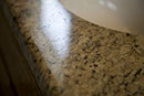 Giallo Ornamental granite, 3/8in roundover edge