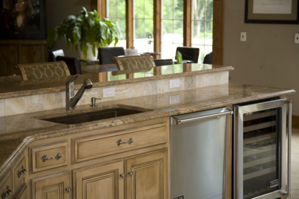 african ivory granite kitchen counters custom fabricated
