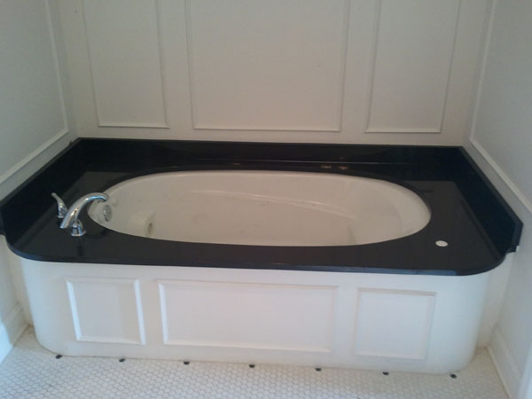 black pearl granite jacuzzi tub